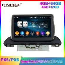 Radio con GPS para coche, reproductor Multimedia con Android, 2DIN, PX5, PX6, Carplay, unidad principal, para Mazda 3, Axela 2014 2024 - compra barato