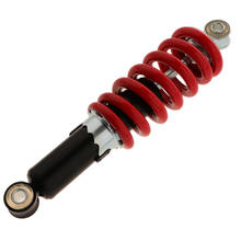 Amortecedor de ar universal 250mm 260mm, suspensão traseira para motocicletas, scooter, atv, quad vermelho e preto preto 2024 - compre barato