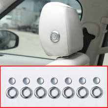 14pcs ABS Silver Black Head pillow Adjustment Button Cover Trim  For Land Rover Discovery 5 2017-20 L462 LR5 Internal Accessory 2024 - buy cheap