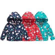 Christmas Little Boys Coat Santa Deer Children Winter Jacket Hoodies Outfits Girls Parkas Fleece outerwear X'mas Costumes 1-6Y 2024 - buy cheap