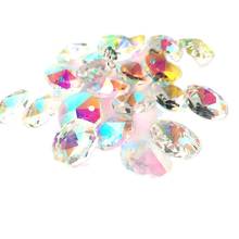 Top Quality 1000pcs/lot 14mm Crystal Glass Octagon Beads In 1 Hole For Chandelier Home Decoration DIY Beads Curtain Accessories 2024 - buy cheap