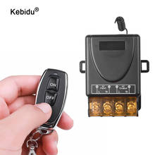 kebidu Wireless RF Remote Control Switch Transmitter Receiver 433Mhz with AC 110V 240V 30A Relay for Home Office 2024 - buy cheap