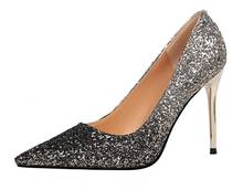 Новинка; туфли на высоком тонком каблуке; женские туфли-лодочки; шикарные свадебные туфли; классические изящные туфли с острым носком; цвет красный, черный; пикантная обувь для вечеринок 2024 - купить недорого