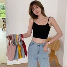 Women Tank Tops Sexy Slim Camisole Tops Fashion Sleeveless Crop Tops Girls Camis 2024 - buy cheap