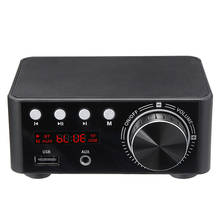 Tpa3116 mini amplificador digital bluetooth 5.0, 50w + 50w estéreo classe d, amplificador de potência, alta fidelidade, receptor de áudio doméstico 2024 - compre barato