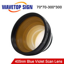 WaveTopSign 405nm Blue Violet F-theta Scan Lens 50x50 - 300x300 FL 110-430 Scews M39/M55/M85 use for 3D Printer Machine 2024 - buy cheap