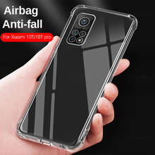 Capa luxuosa transparente para celular, para xiaomi mi 10 t pro, à prova de choque, tpu, macia, para xiaomi mi 10 t pro, case mi10t 10tpro 5g 2024 - compre barato