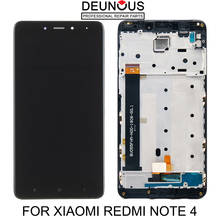 For Xiaomi Redmi Note 4 MediaTek LCD Display Frame Complete Touch Screen Panel Redmi note4 Note 4 MTK LCD Digitizer Spare Parts 2024 - buy cheap