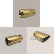 Internal Diameter=75mm/Gold/Universal Model Car Sticks Muffler Exterior Back End Pipe Dedicate Exhaust Tip Tail Outlet Vent 2024 - buy cheap