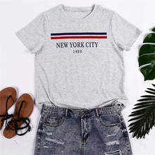 New York Print T shirt Women Tops Tee Fashion Summer Short Sleeve T-shirt 2020 New O-neck Casual  Top Lady harajuku t shirt 2024 - buy cheap
