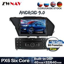 PX6 4 + 64 Android 9,0 автомобильный стерео dvd-плеер gps ГЛОНАСС Navi для MERCEDES BENZ C Class C180/C200/C230 W204 Видео Мультимедиа Радио 2024 - купить недорого