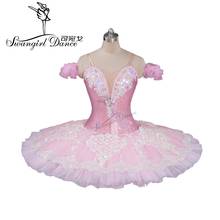 pink peach fairy professional ballet tutu classical ballet tutu for girls pancake tutu with lace ballerina tutusBT9087 2024 - buy cheap