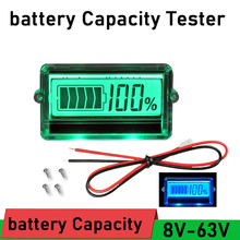 Monitor de bateria digital medidor 12v 24v 36v 48v chumbo ácido li-ion bateria de lítio capacidade tester display 3s 4S 6s 7s 10s 13s 14s 2024 - compre barato