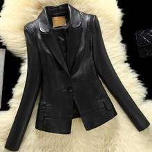Women's Sheepskin Coat Korean Genuine Leather Jacket Women Short Black Suit Spring Autumn Clothes 2021 Mujer Chaqueta Pph3204 2024 - buy cheap