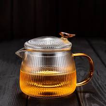 Heat-resistant Glass Flower Teapot Creative Kung Fu Teapots Office Home Transparent Kettle with Filter Tea Set Pu'er Teaware 2024 - buy cheap