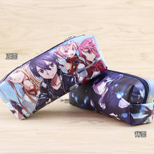 Anime Sword Art Online Synthetic Leather Pencil Bag Kirigaya Kazuto Cartoon character Cosmetic bag 2024 - buy cheap