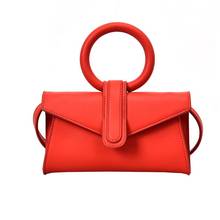 Новые женские сумочки кожаные сумки на плечо женские простые клатчи сумки-мессенджеры женские модные маленькие Лоскутные сумки через плечо 2024 - купить недорого