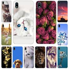 Cat Flower Case For Huawei Y5 2019 Case Bumper silicone Back Cover Soft Phone Case For Huawei Y5 2019 Coque Funda 5.71" Cute 2024 - buy cheap