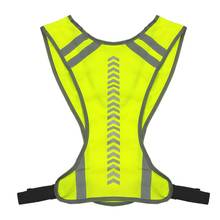 Outdoor Night Riding Running Reflective Vest Safety Security Sports Vest Night Bicycle Cycling Riding Jogging Vest Guiding Light 2024 - buy cheap