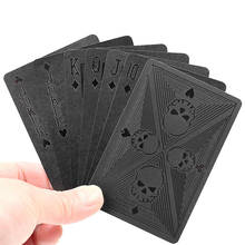 Creative Poker Plastic Waterproof Playing Cards For Magic Party Gift Black Table Game Gift Travel Durable Poker 2024 - buy cheap