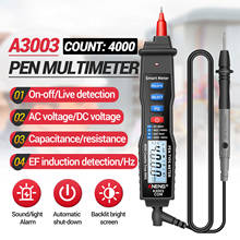 Multímetro Digital de pluma sin contacto, herramienta de medición de voltaje CA/CC, detección de voltaje sin contacto de capacitancia de resistencia 2024 - compra barato