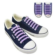 12 pcs/Set Silicone Light up Fashion Luminous Shoelaces Flash Party Glowing Shoe Lace Shoestrings Lazy No Tie Shoeslace L4