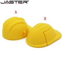 JASTER-unidad flash usb para casco de seguridad, pendrive, 4GB, 8GB, 16GB, 32GB, 64GB, 128GB, lápiz de memoria de regalo, sombrero, disco U 2024 - compra barato