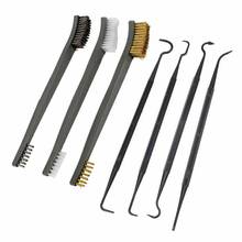 3pcs Steel Wire Brush + 4pcs Nylon Pick Set Universal Gun Hunting Cleaning Kit Tactical Rifle Accessories Tactical Cleaning Tool 2024 - buy cheap