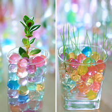 Colorful Pearl Gel Ball Polymer Hydrogel Crystal Mud Soil Water Beads Grow Magic Jelly Wedding Home Party plant potted 5z 2024 - buy cheap