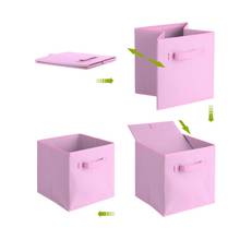 Simple Storage Box Bag Non-Woven Fabric Folding Case For Bra Underwear Toy Snacks Sundries Organizer for Cloth Print Storage 2024 - buy cheap