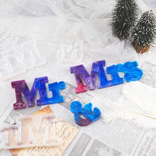 DIY Handmade Resin Letter English Words Mr Mrs Miss Silicone Mirror Molds  Jewelry Accessories Making Epoxy Resin Craft Mould 2024 - buy cheap