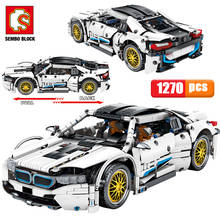 City Electric Pull Back Mechanical Sports Car Building Blocks Creator Supercar Racing Vehicle MOC Model Bricks Toys For Children 2024 - buy cheap