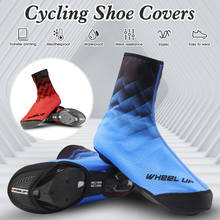 Tampas de sapato de ciclismo térmica velo-forrado capa de sapato à prova dwaterproof água overshoes para bicicleta com zíper reflexivo capa de sapato ao ar livre 2024 - compre barato