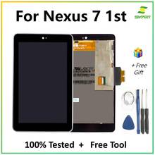Для Asus Google Nexus 7 Me370 1st Gen Nexus7 2012 сенсорный ЖК-экран в сборе рамка ME370T ME370TG 2024 - купить недорого