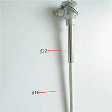 Sensor de temperatura de cerâmica 6 peças, termopar cerâmico tipo k 0-1300 graus 1000mm, tubo de proteção de aço inoxidável 2024 - compre barato