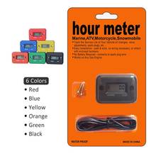 New Hot Tach Maintenance Hour Meter Tachometer for 2 or 4 Stroke Gas Engine Motorcycle Small Engines Boat Motorcycle Accessories 2024 - buy cheap