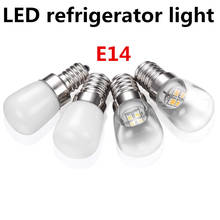 Bombilla LED de maíz para refrigerador, lámpara blanca/blanca cálida, SMD2835, reemplazo de luces halógenas de araña, E14, 2W, CA 220V 2024 - compra barato