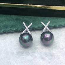 Cross 925 Sterling Silver Earrings Findings Settings Base Mountings Parts Mounts for Pearls Agate Coral Beads Stones Crystal 2024 - buy cheap
