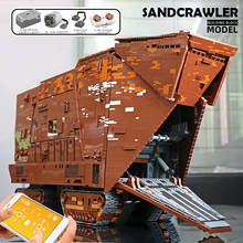 Modelo de juguetes compatibles con MOC-13289 Cavegod UCS Sandcrawler, bloques de construcción, piezas educativas, regalos de cumpleaños y Navidad 2024 - compra barato