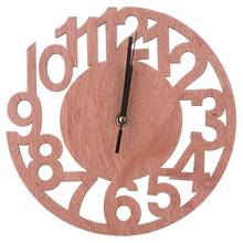 3D Wall Clock Number Wooden Silent Clock For Home Kitchen Office 2024 - buy cheap