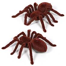 New Scary Remote Control Spider Toy Creepy Soft Plush Spider Infrared RC Tarantula Toy Kid Gift 2024 - buy cheap