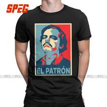 Camiseta de Pablo Escobar para hombre, camisa de El patrón Narcos, de manga corta, con cuello redondo, de algodón, ideal para regalo 2024 - compra barato