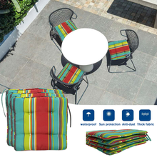 40x40cm Outdoor Waterproof Stripe Non-slip Seat Cushion Garden Patio Chair Cushion One-piece Seat Pads 4 Pcs/Set for Home Office 2024 - buy cheap