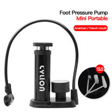 FAST SHIP! Black Mini Bicycle Foot Pump High Pressure Electric Motorcycle Pedal Air Tyre Inflator High Pressure Pump Bike Tools 2024 - buy cheap