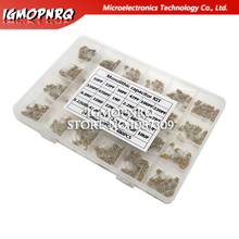 24values*20PCS =480PCS Monolithic Ceramic Capacitor 10pF~10uF,ceramic capacitor Assorted Kit + BOX 2024 - buy cheap