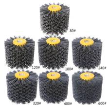 Deburring Abrasive Wire Drawing Round Brush Head Polishing Grinding Tool Buffer Wheel For Furniture Wood Sculpture Rotary Drill 2024 - buy cheap