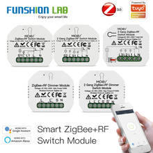 Tuya ZigBee 3.0 Smart Light Switch Relay Module 1/2/3 Gang Smart Life/Tuya App Control, Works with Alexa Google Home Yandex 2024 - buy cheap