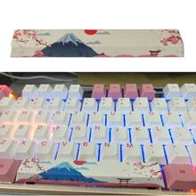 SpaceBar Keycap PBT Five Sides Dye-Subbed 6.25U Cherry Profile Space Bar Keycap for Keyboard gk61 gk64 for Mount Fuji 2024 - buy cheap