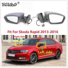 For Skoda Rapid Sedan and Spaceback 2013 2014 2015 2016 Car-styling Rear Exterior Electric Adjustable And Heated Mirror 2024 - buy cheap