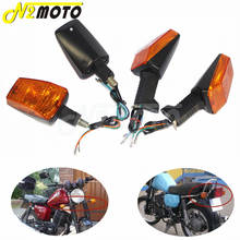 4Pcs E3 SAE DOT Approved Motorcycle Front Rear Amber 12V Turn Signal Indicators Flasher Blinker Light Lamp for MZ ETZ 251 2024 - buy cheap